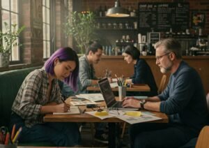 Read more about the article Coffee and Creativity: How Cafés Inspire Innovation